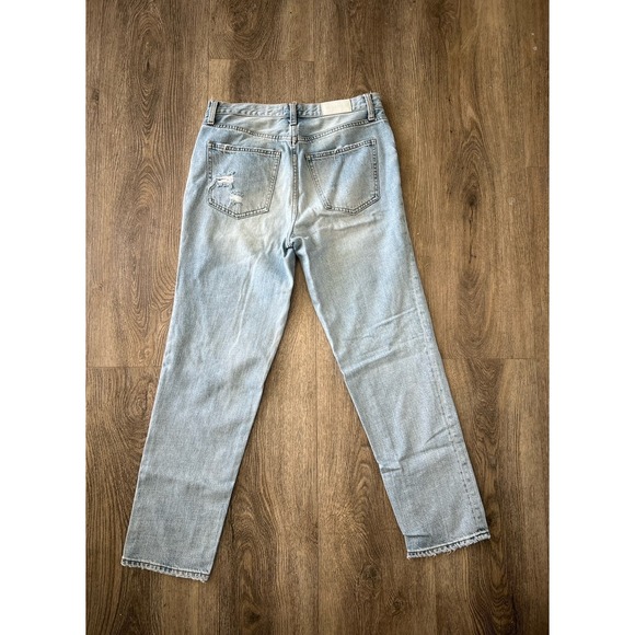 Pistola High Rise Presley Distressed Straight Leg Jeans - Picture 6 of 6